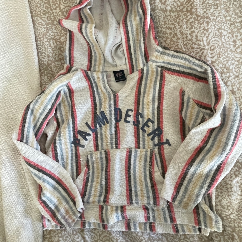 MV Sport Multicolor Striped Hoodie